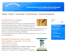 Tablet Screenshot of escuelavinculo.com.ar